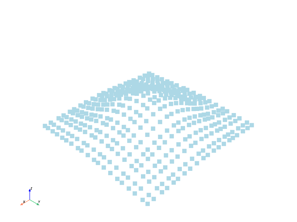 d create tri surface