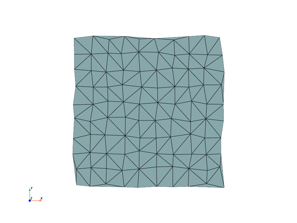 d create tri surface
