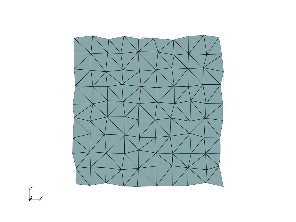 d create tri surface